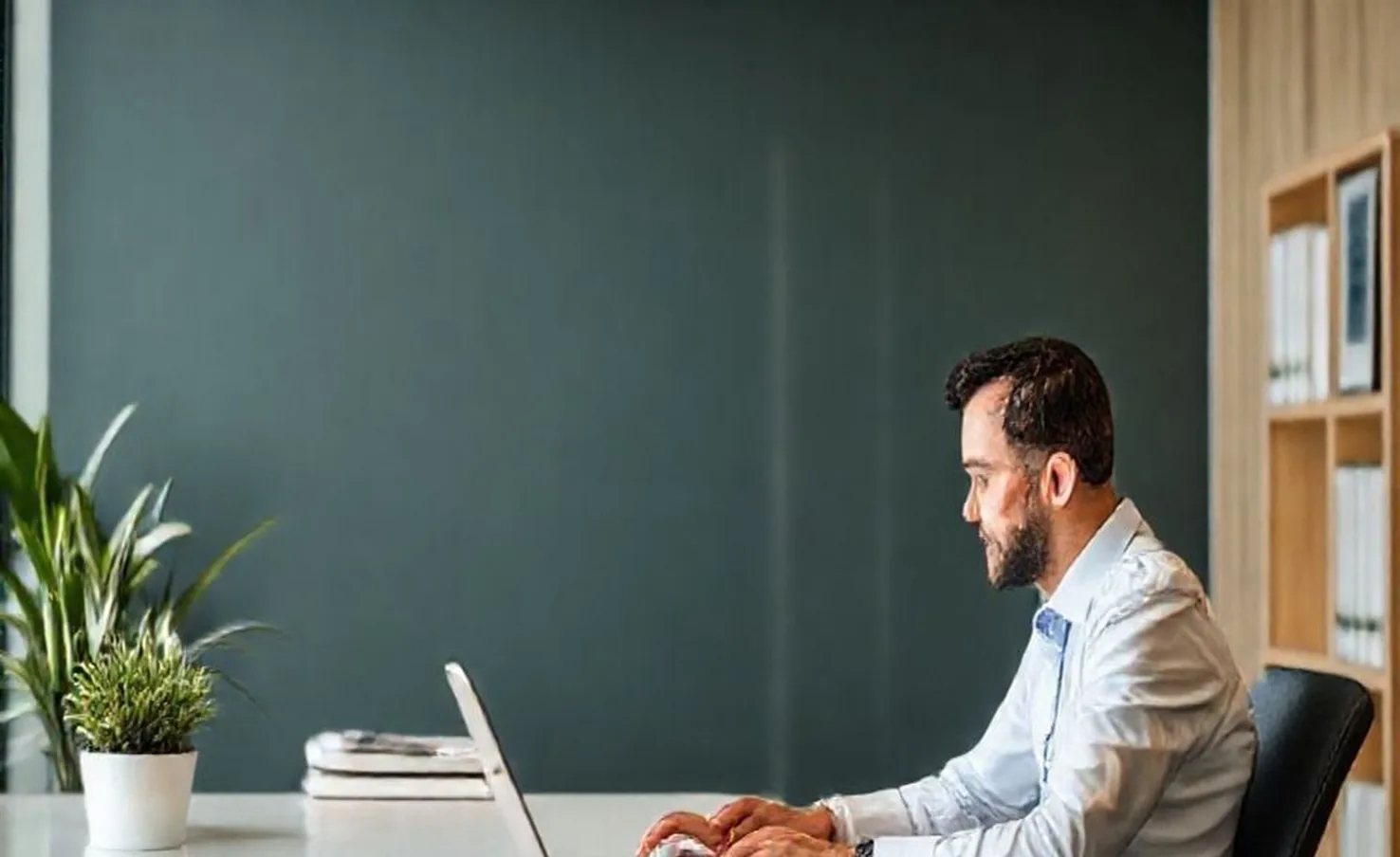 Professional consulting office environment